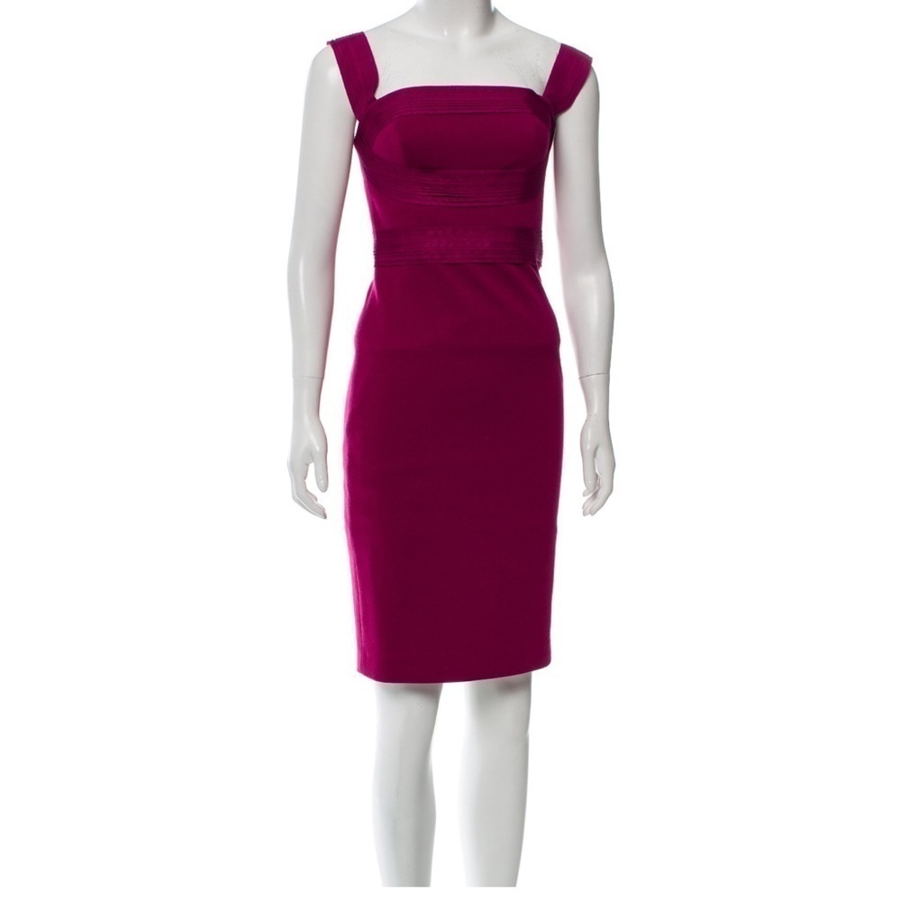 ROBERT Rodriguez Pink Ribbon Detail Dress